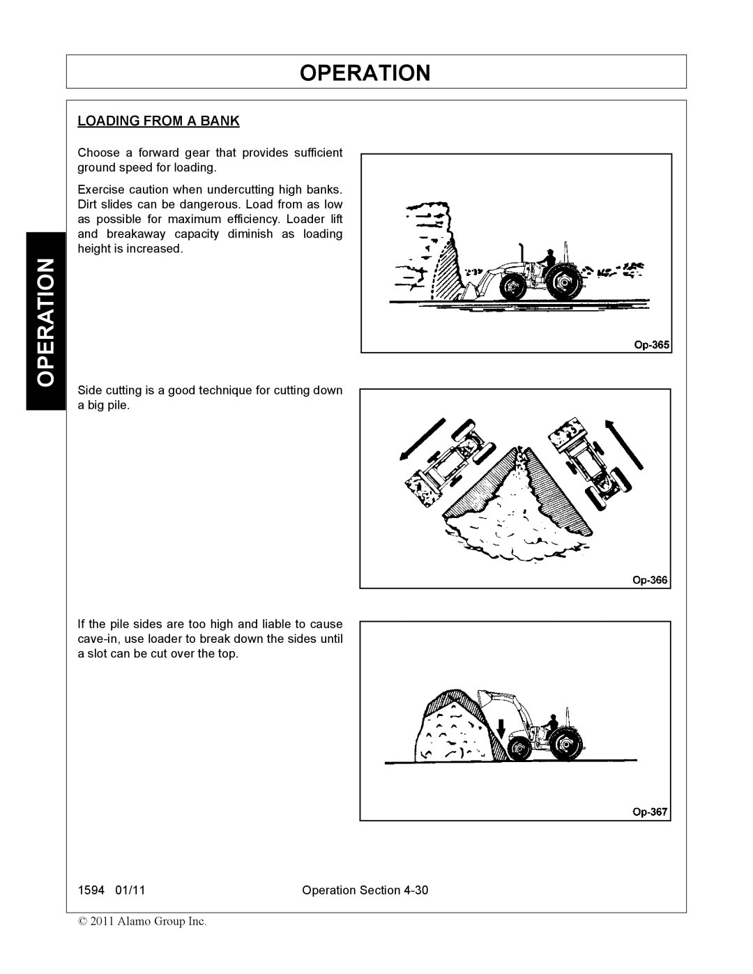 Rhino Mounts 1594 manual Loading from a Bank 