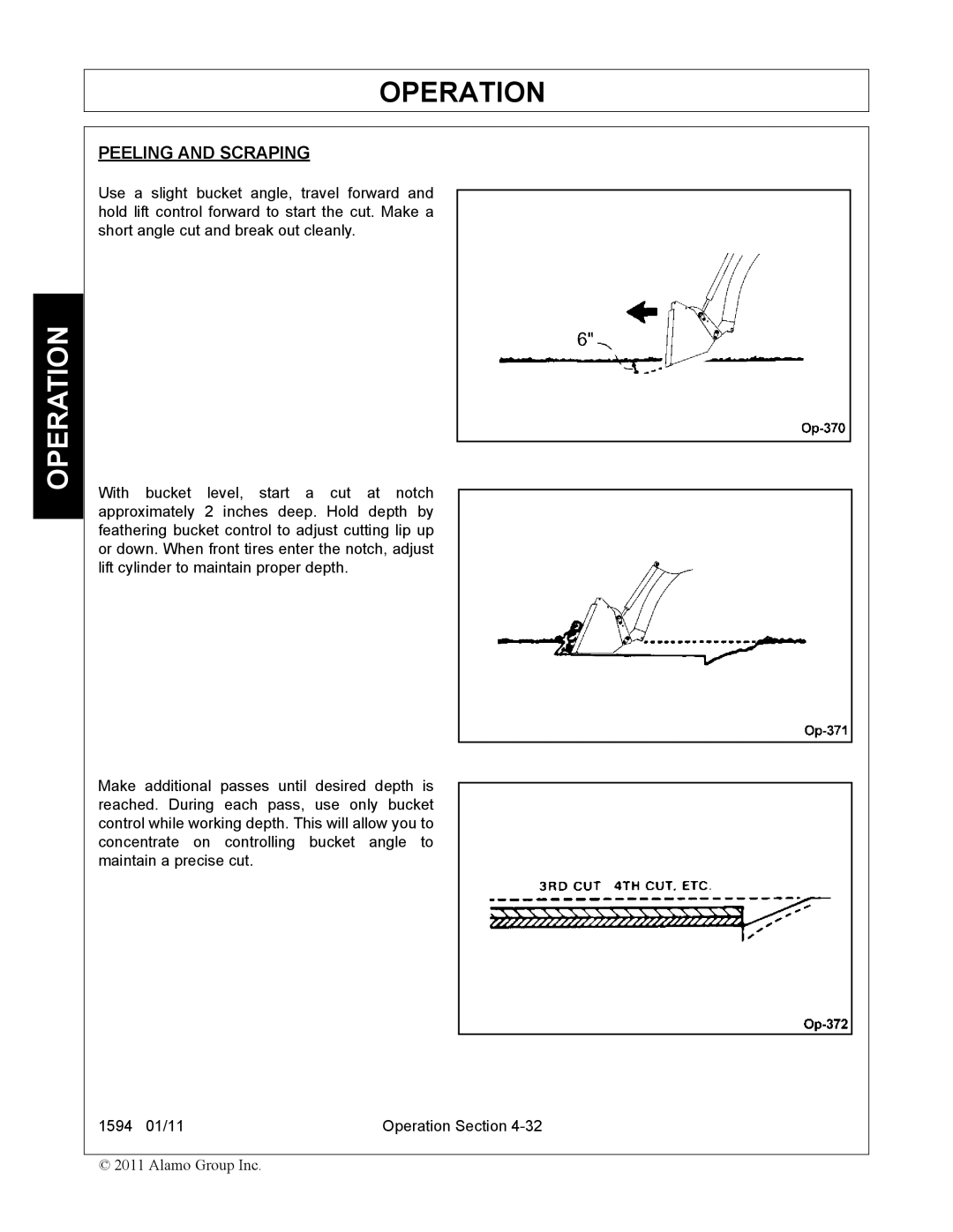 Rhino Mounts 1594 manual Peeling and Scraping 