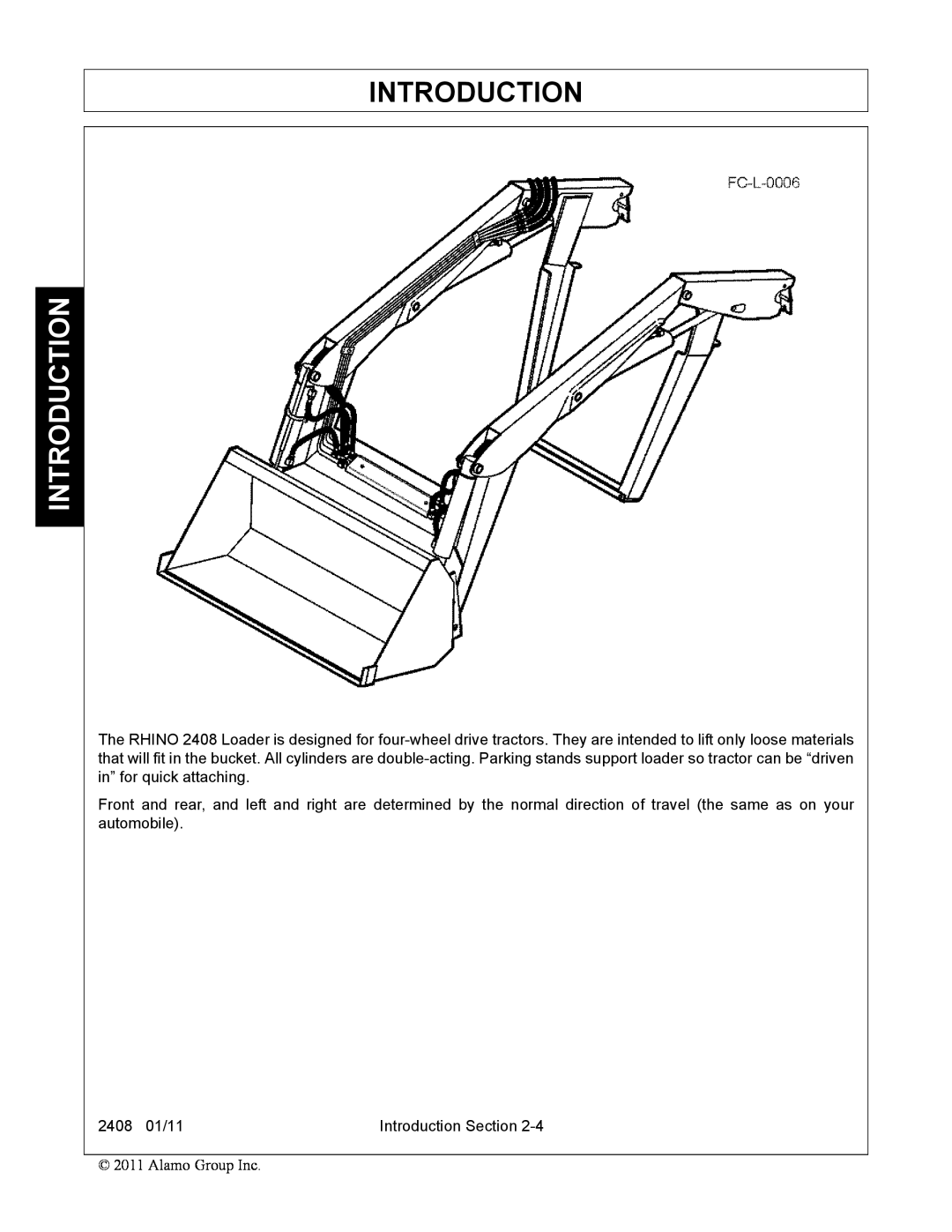 Rhino Mounts 2408 manual Introduction 