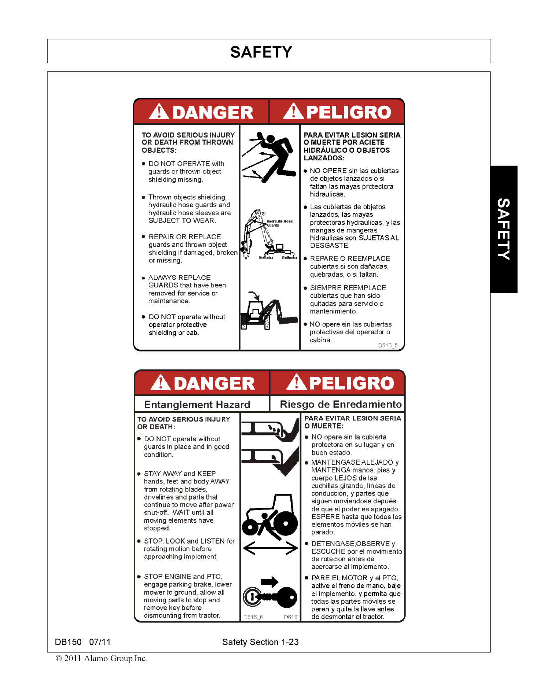 Rhino Mounts DB150 manual Safety 