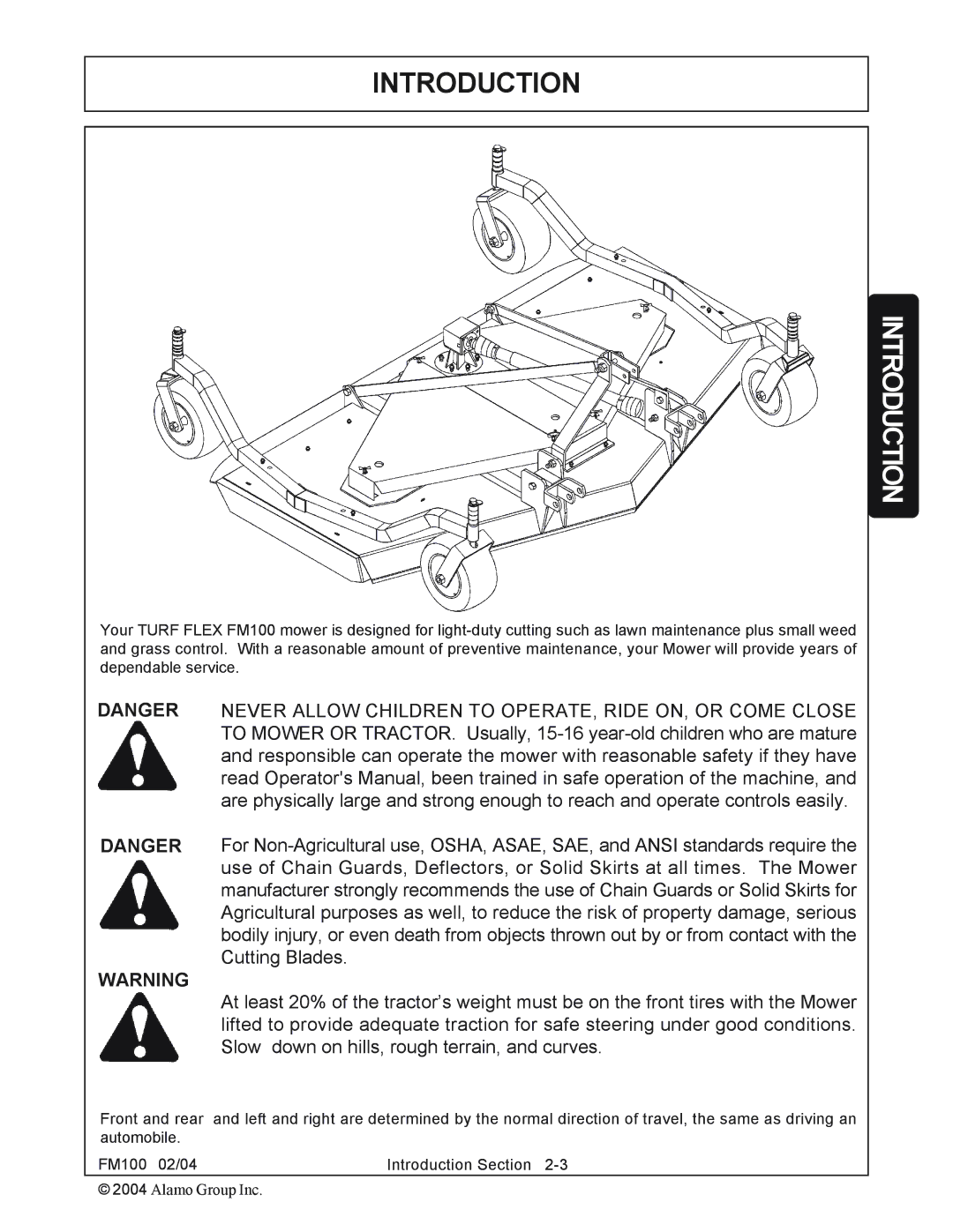 Rhino Mounts FM100 manual Introduction 