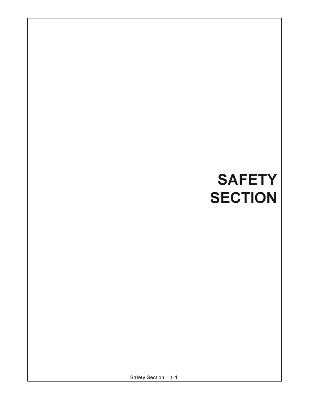 Rhino Mounts FM100 manual Safety Section 