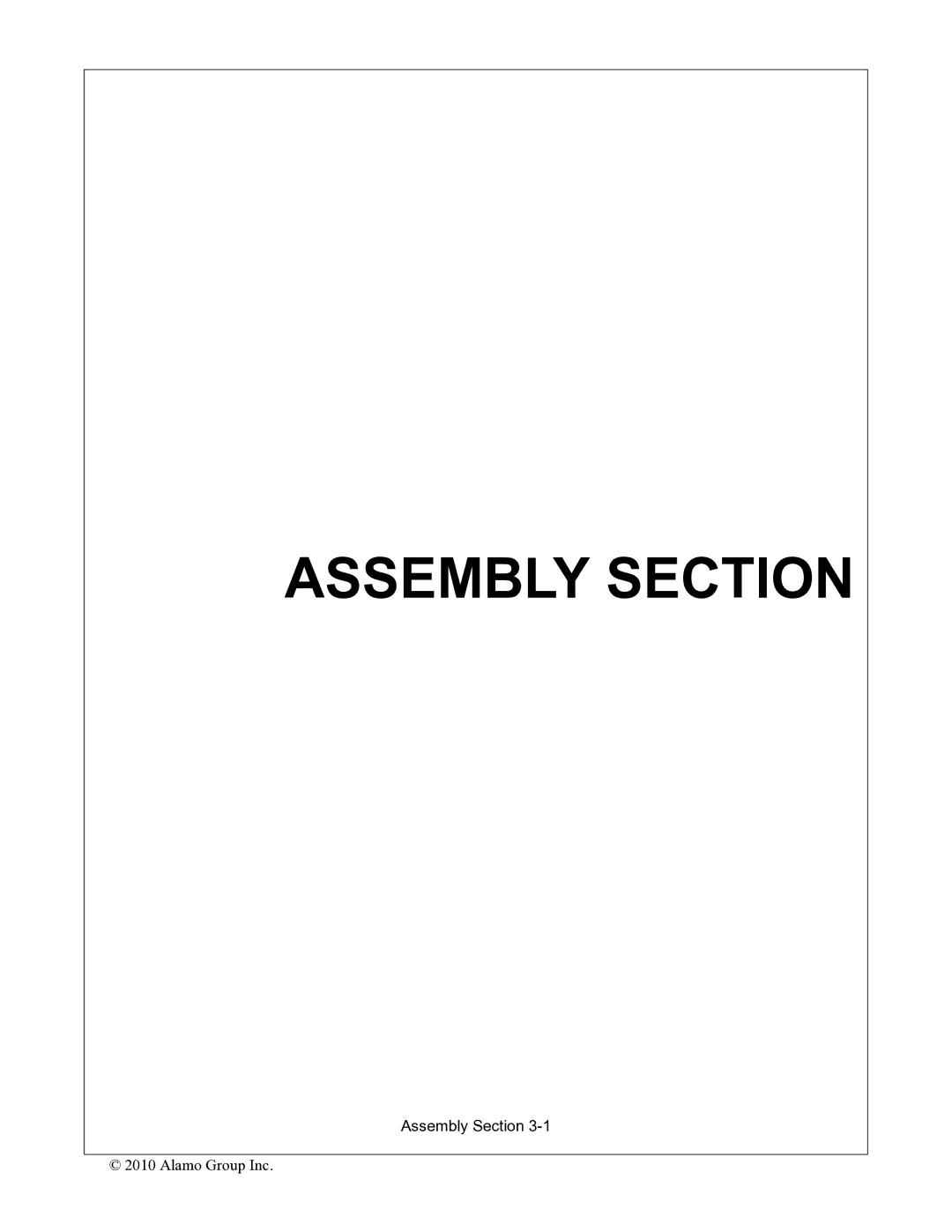 Rhino Mounts FN20, FN14 manual Assembly Section 