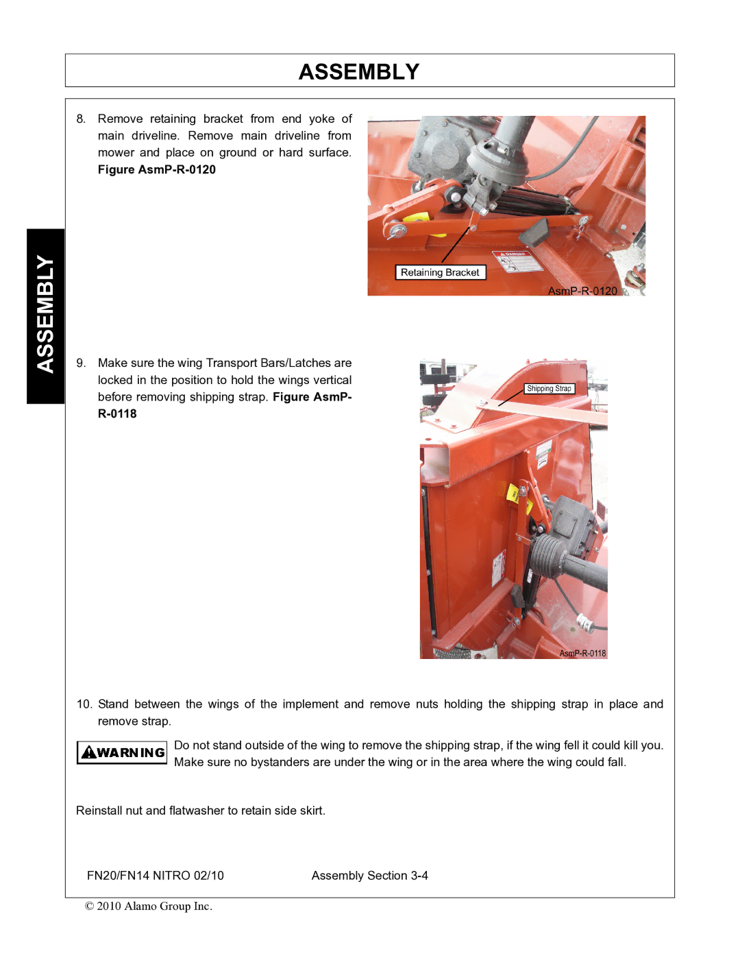 Rhino Mounts FN14, FN20 manual Figure AsmP-R-0120, 0118 