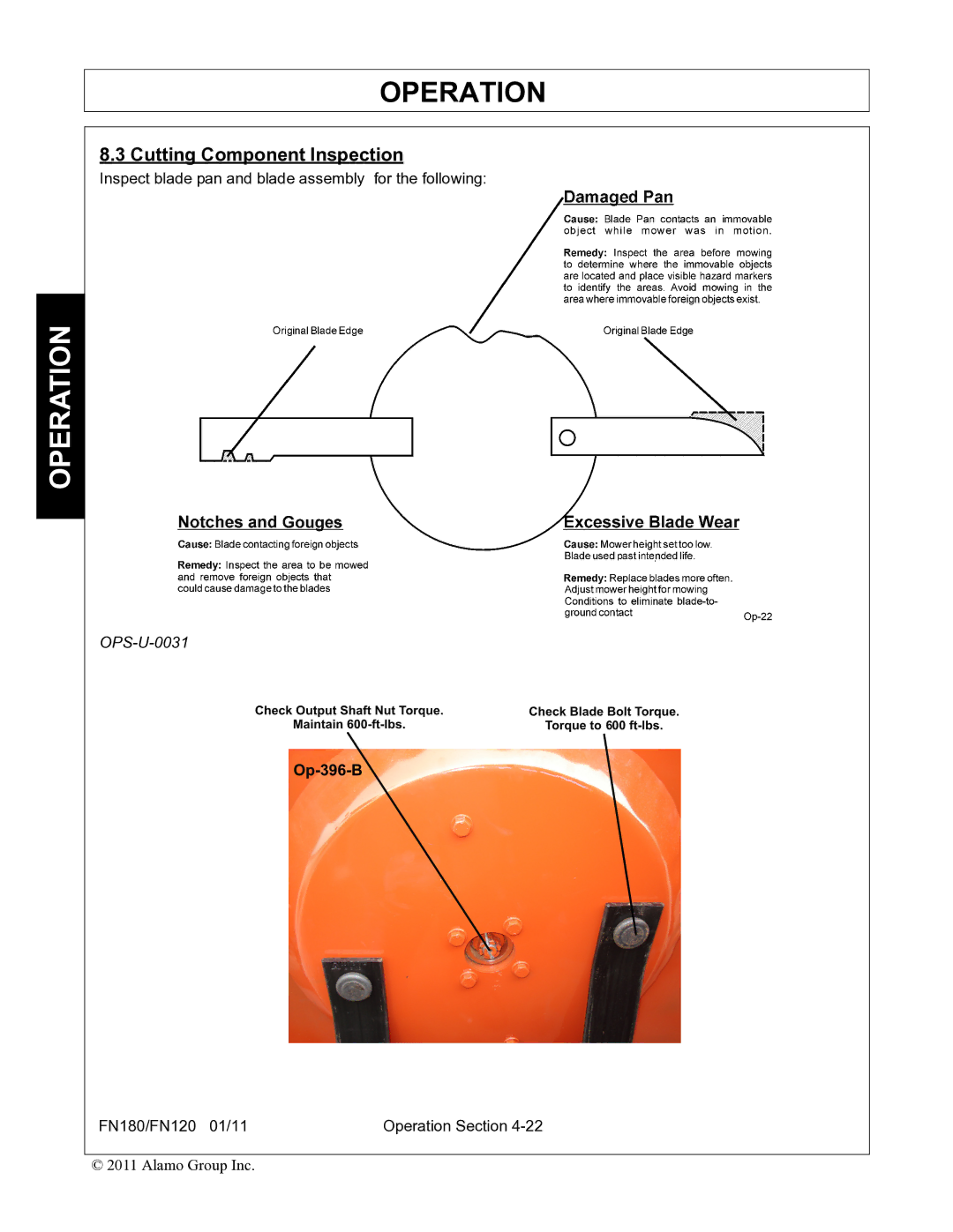 Rhino Mounts FN180, FN120 manual Cutting Component Inspection 