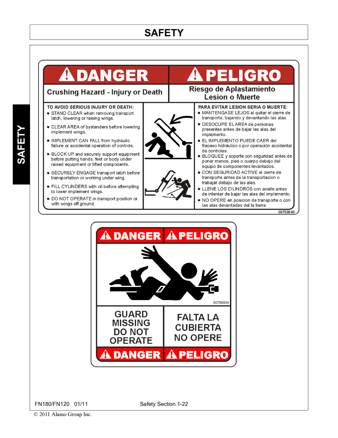 Rhino Mounts FN180, FN120 manual Safety 