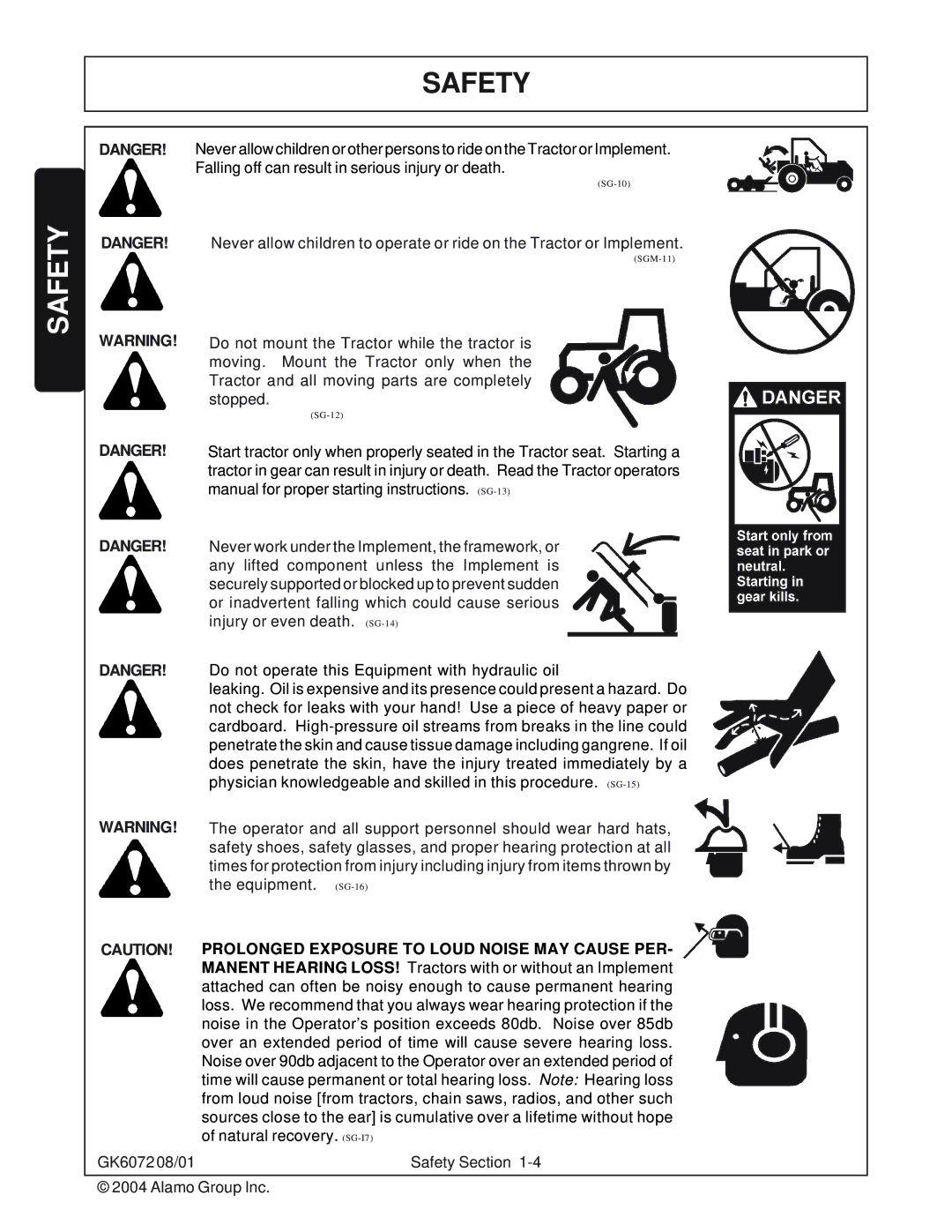 Rhino Mounts GK6072 manual Falling off can result in serious injury or death 