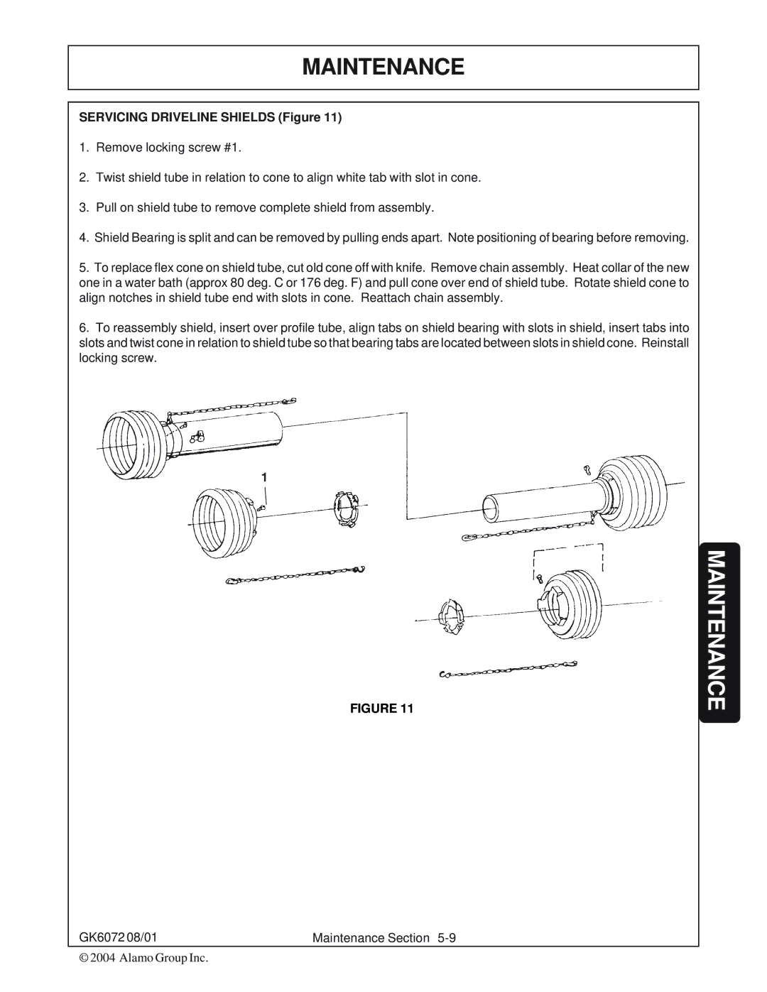 Rhino Mounts GK6072 manual Servicing Driveline Shields Figure 