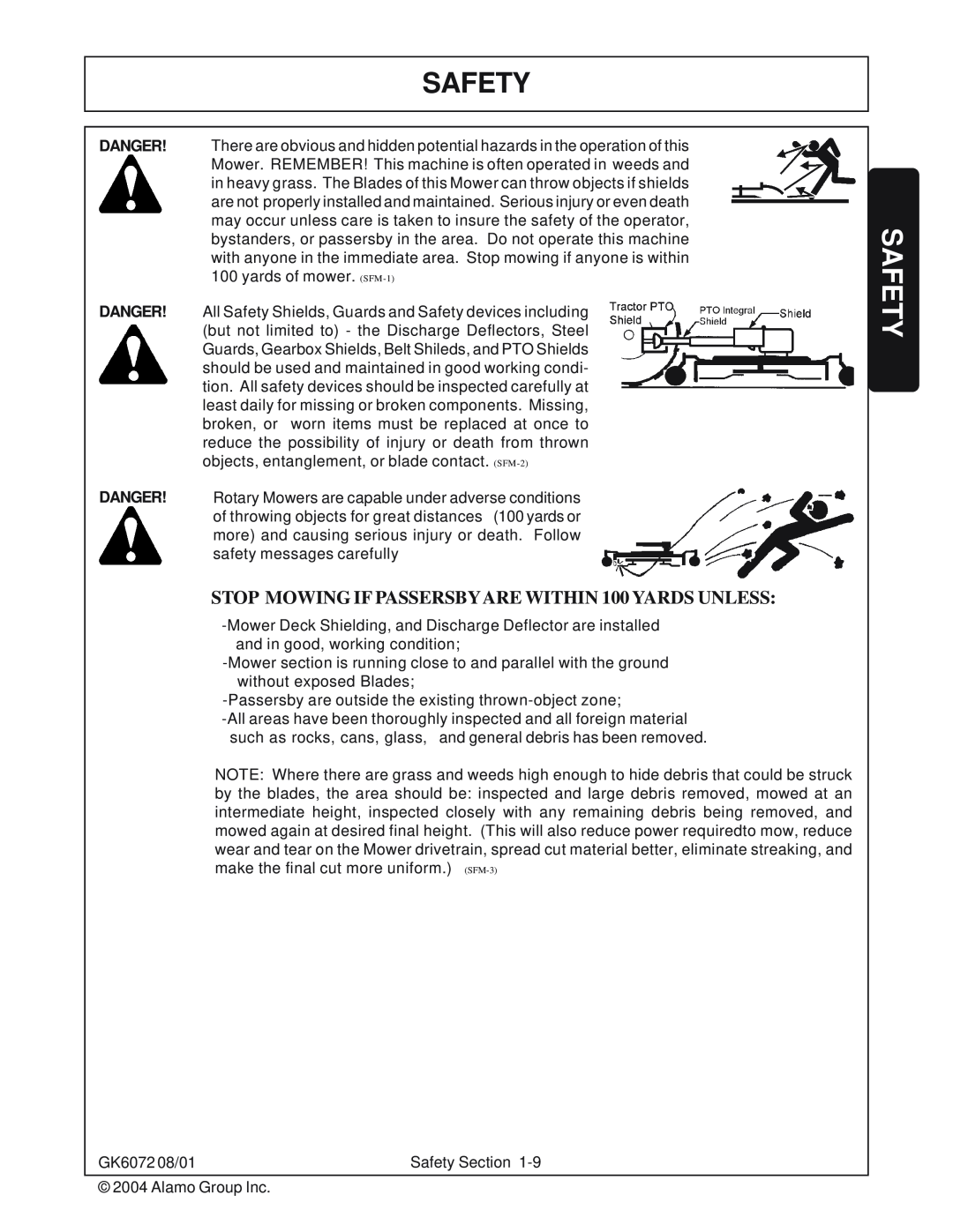 Rhino Mounts manual Safety, GK6072 08/01 