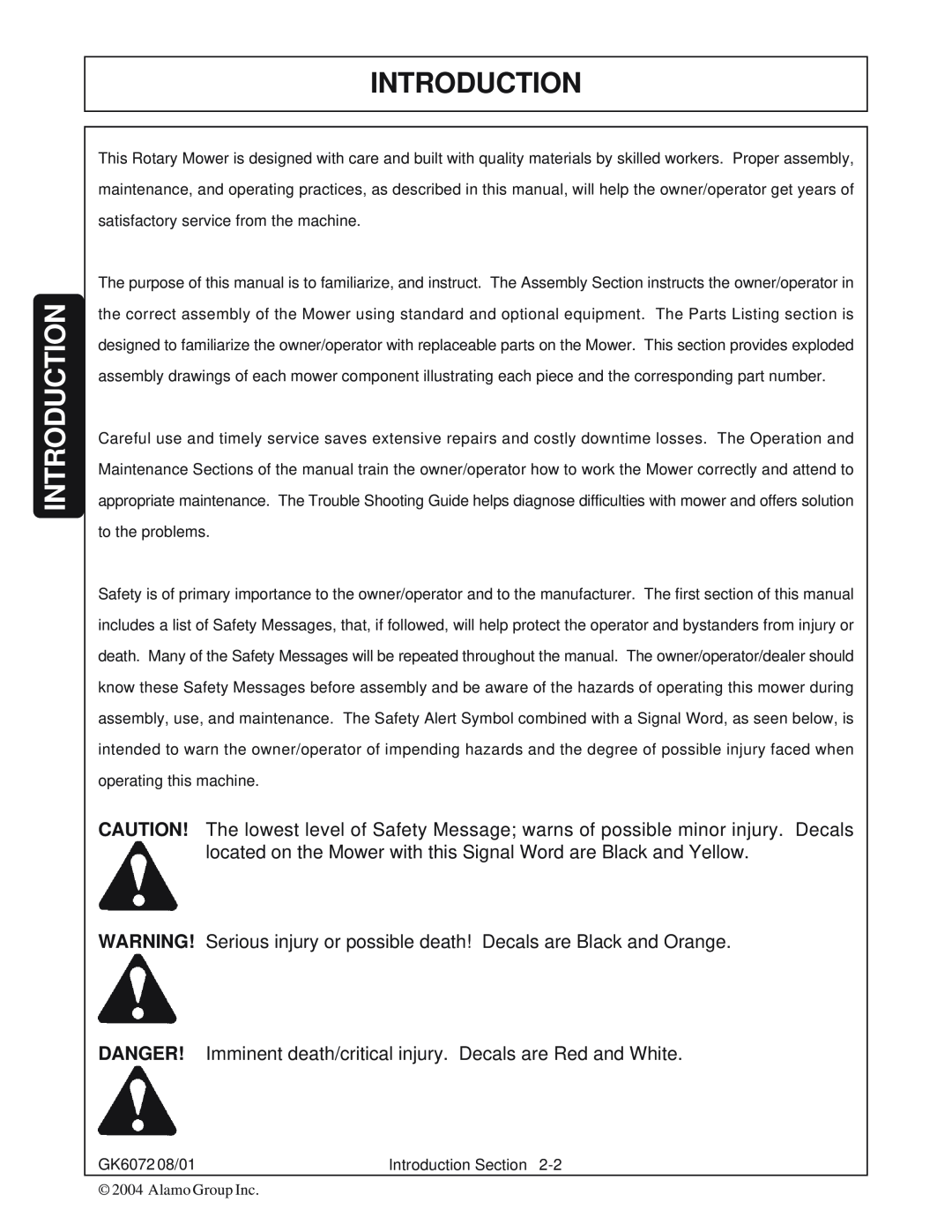 Rhino Mounts GK6072 manual Introduction 