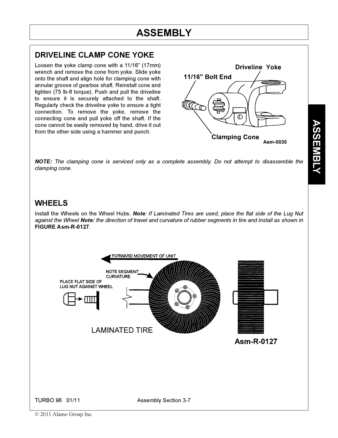 Rhino Mounts TURBO 96 manual Driveline Clamp Cone Yoke, Wheels 