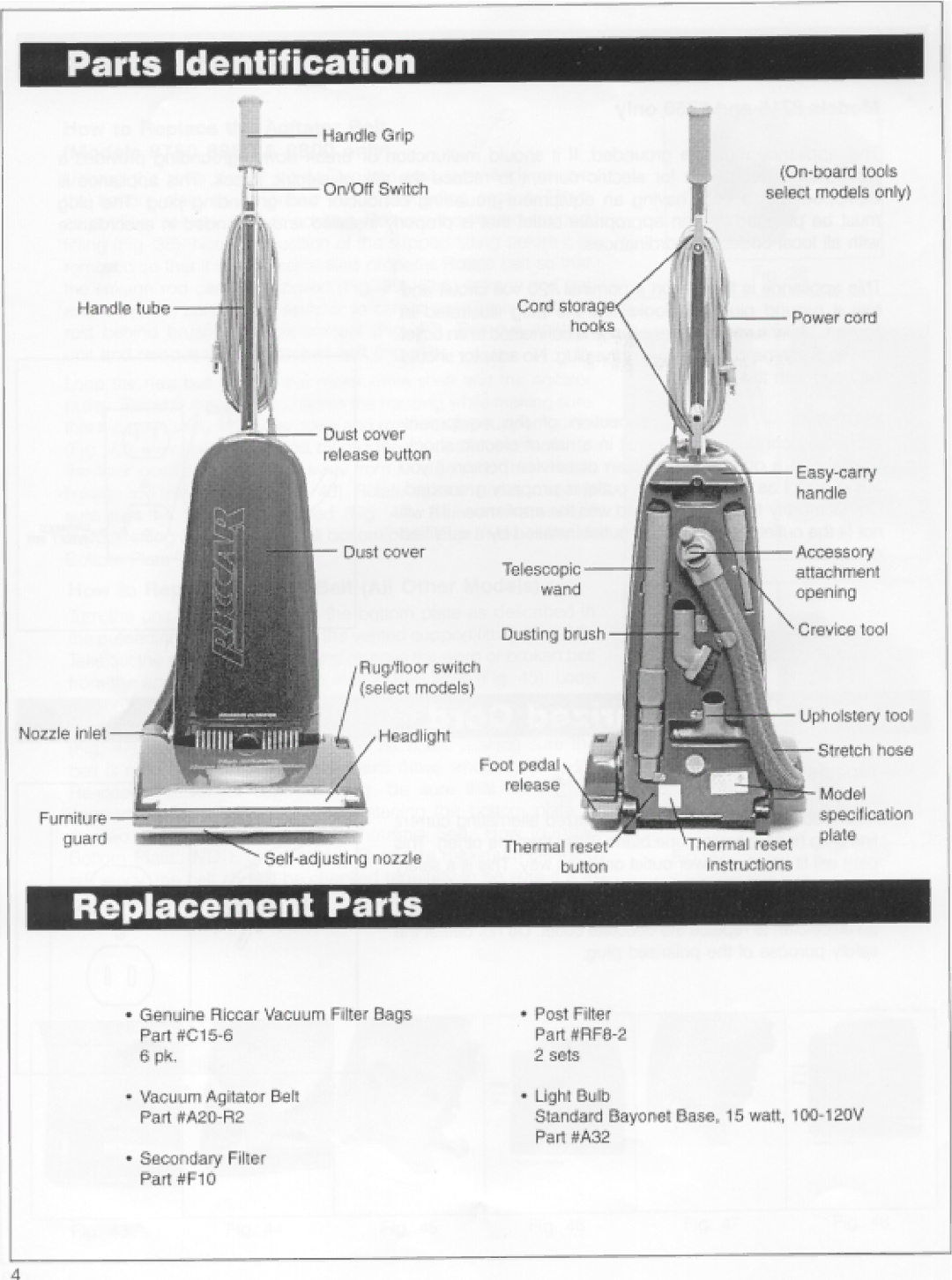 Riccar 8000 manual 