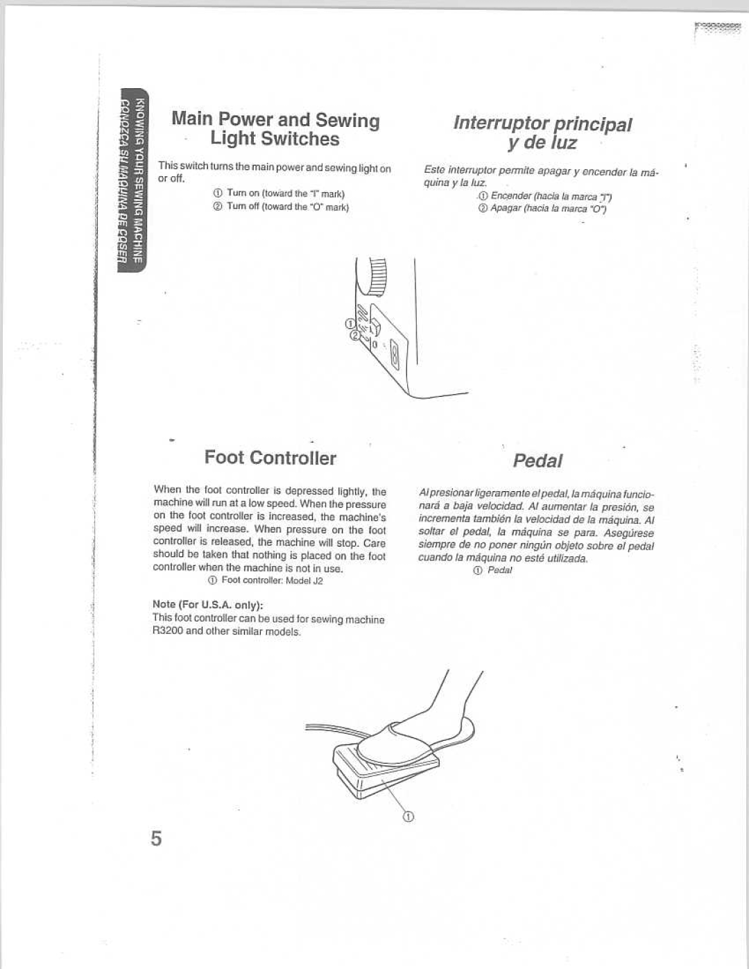 Riccar R3200 manual 