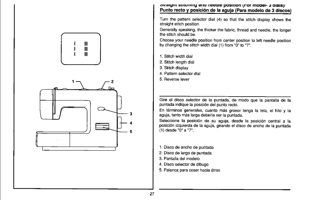 Riccar R651, R552 manual 