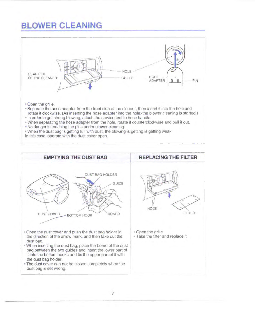 Riccar RC 1400 manual 