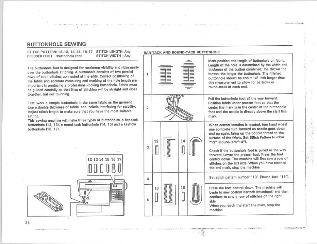 Riccar REC 5900 manual 