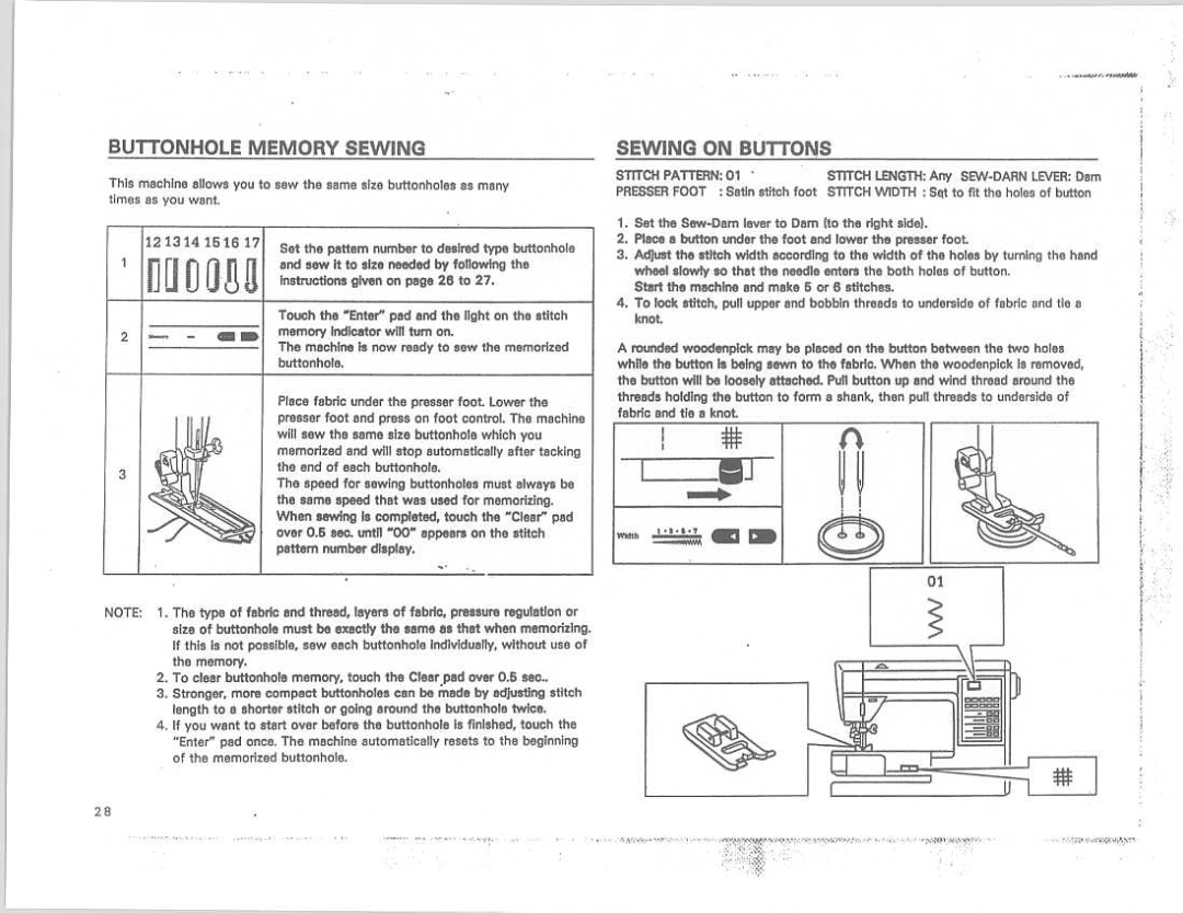 Riccar REC 5900 manual 