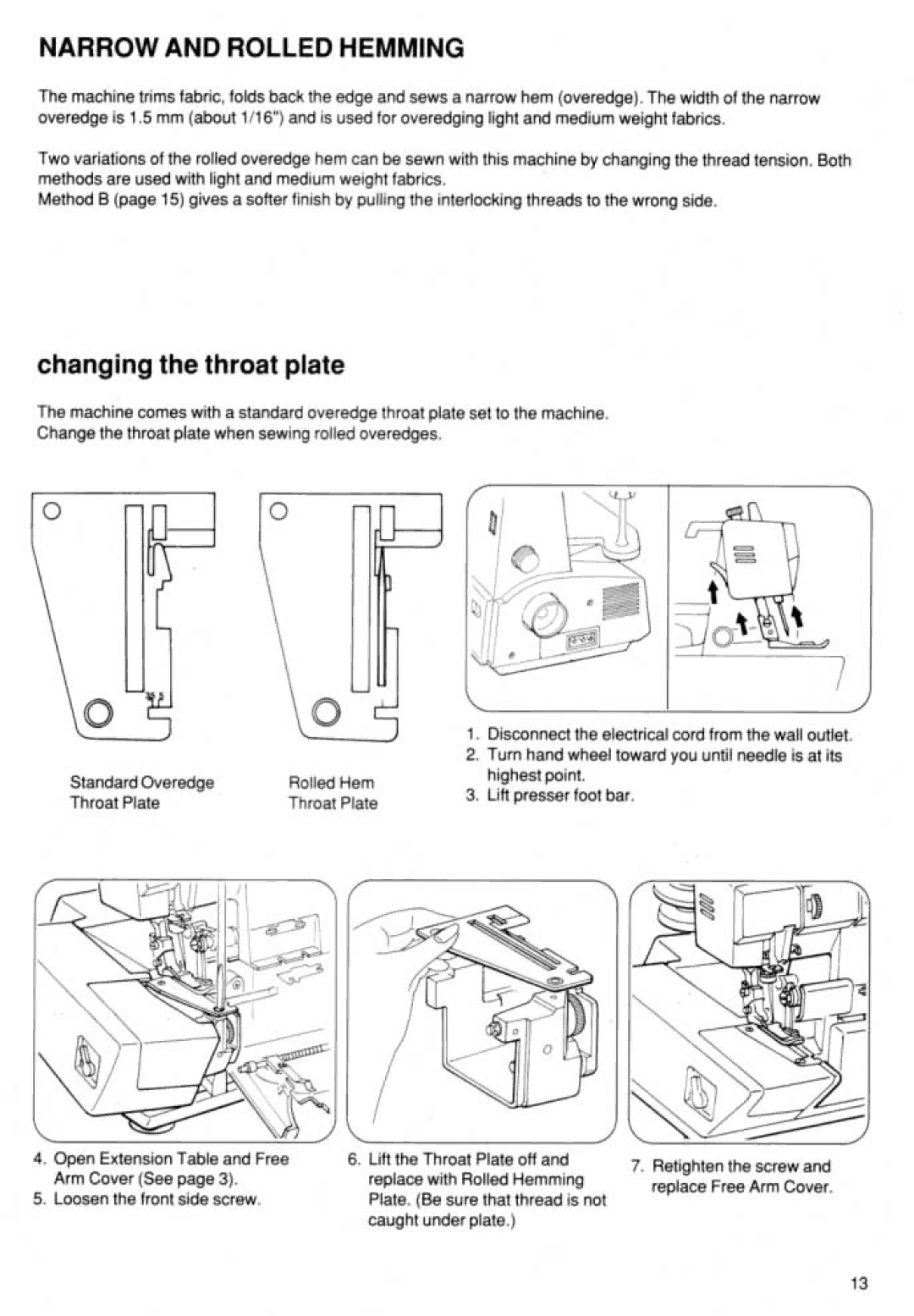 Riccar RL 603 manual 