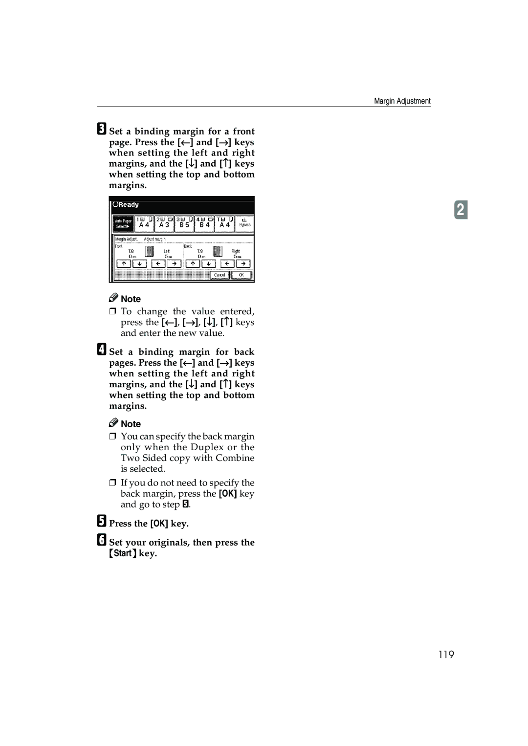 Ricoh 1035, 1045 operating instructions 119 