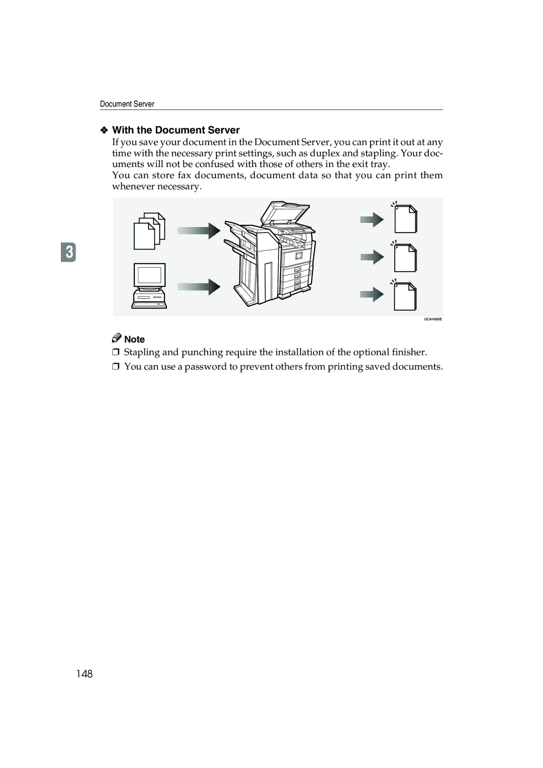 Ricoh 1045, 1035 operating instructions With the Document Server, 148 