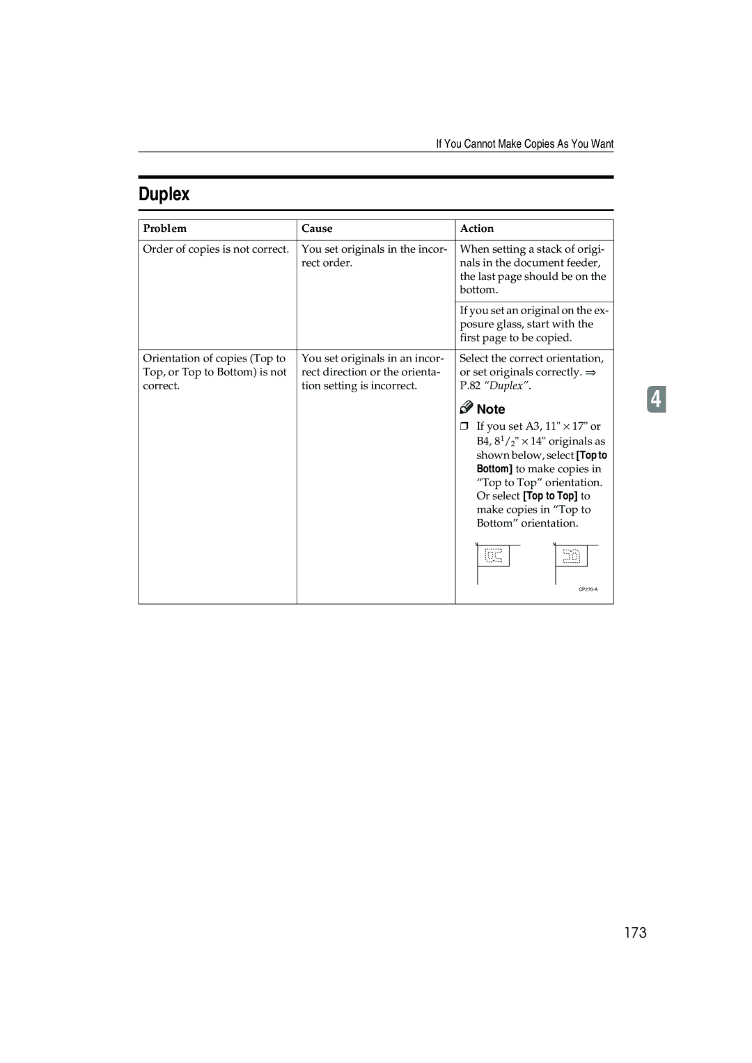 Ricoh 1035, 1045 operating instructions Duplex, 173 