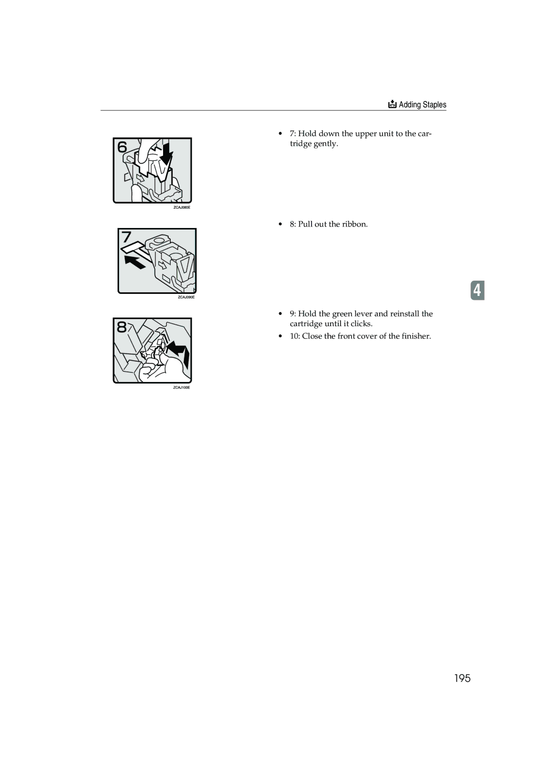 Ricoh 1035, 1045 operating instructions 195 