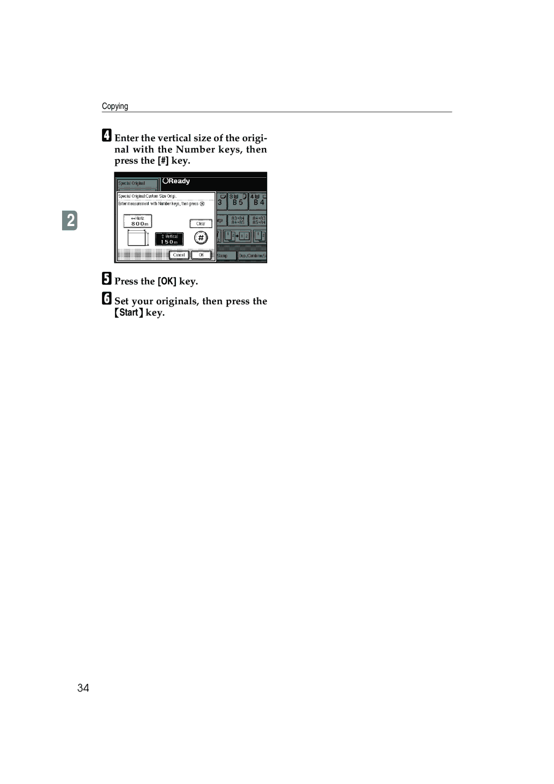 Ricoh 1045, 1035 operating instructions Copying 