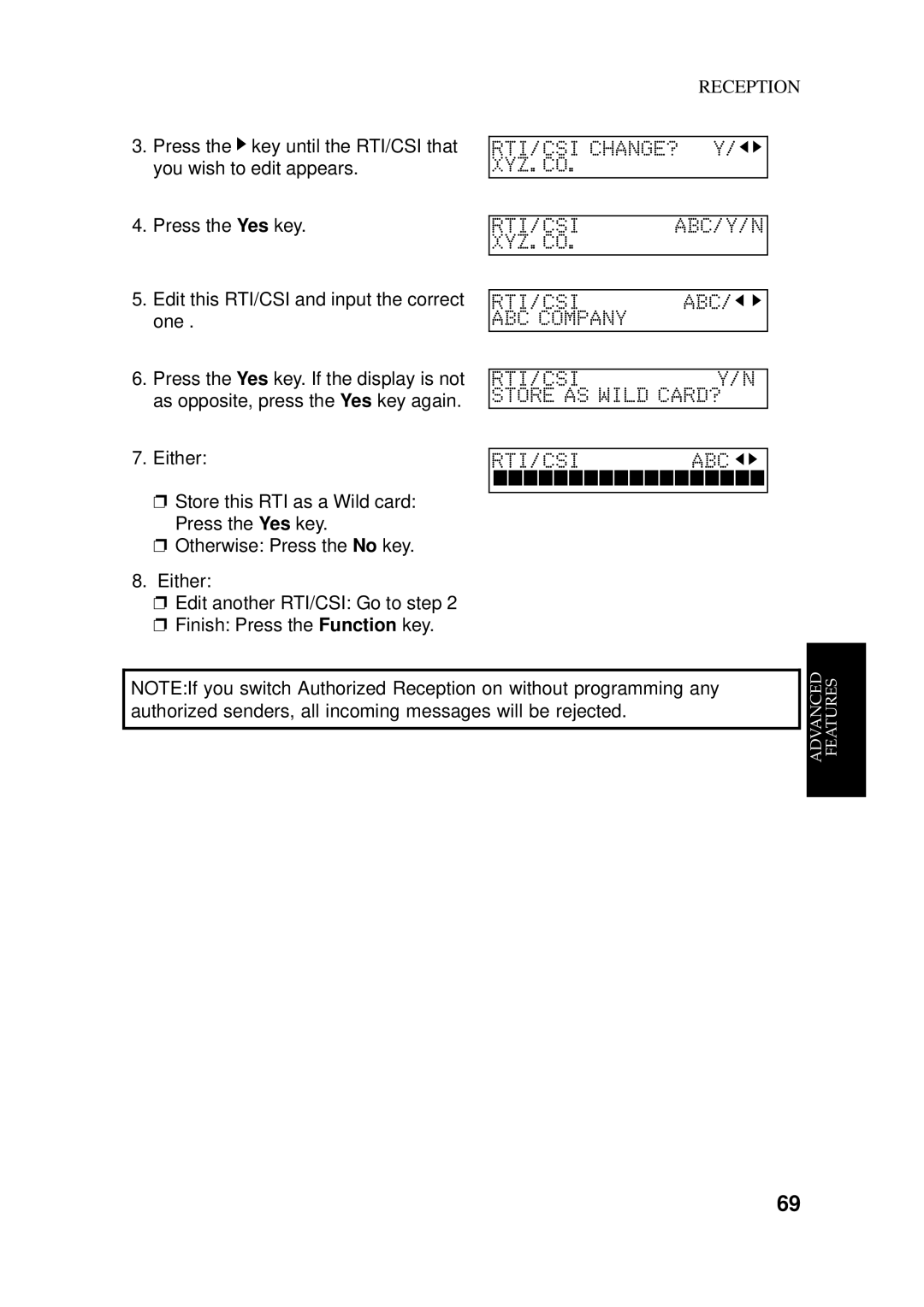 Ricoh 170 / 180 manual Storeaswildcard? 