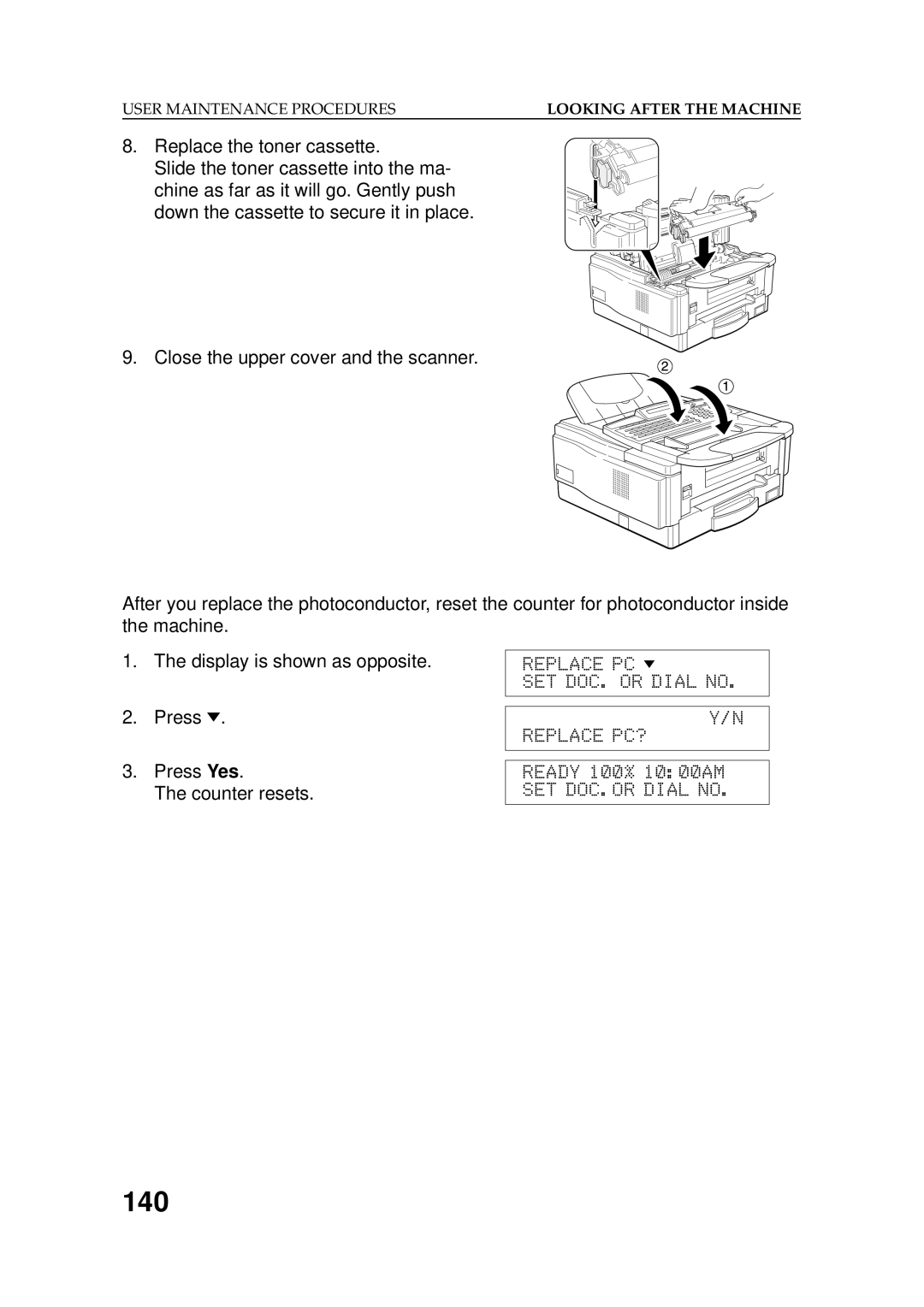 Ricoh 2400L manual Looking After the Machine 