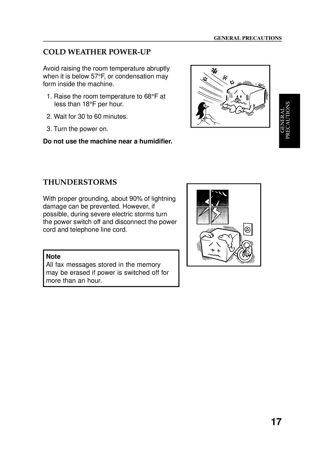 Ricoh 2400L manual General Precautions 