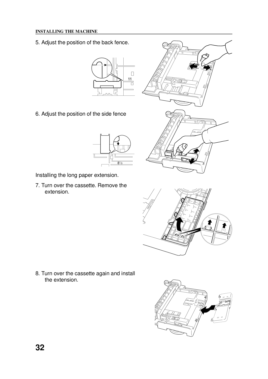 Ricoh 2400L manual Installing the Machine 