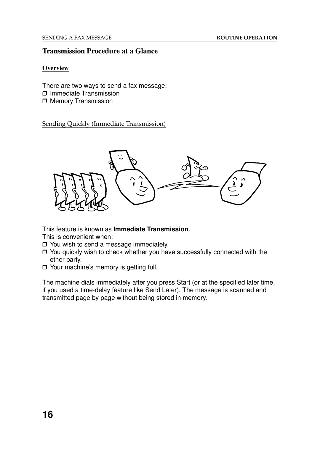 Ricoh 2400L manual Transmission Procedure at a Glance, Overview 