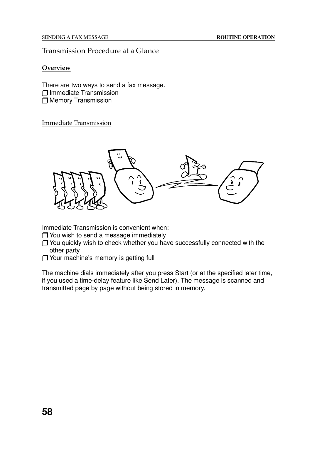 Ricoh 2400L manual Transmission Procedure at a Glance, Overview 