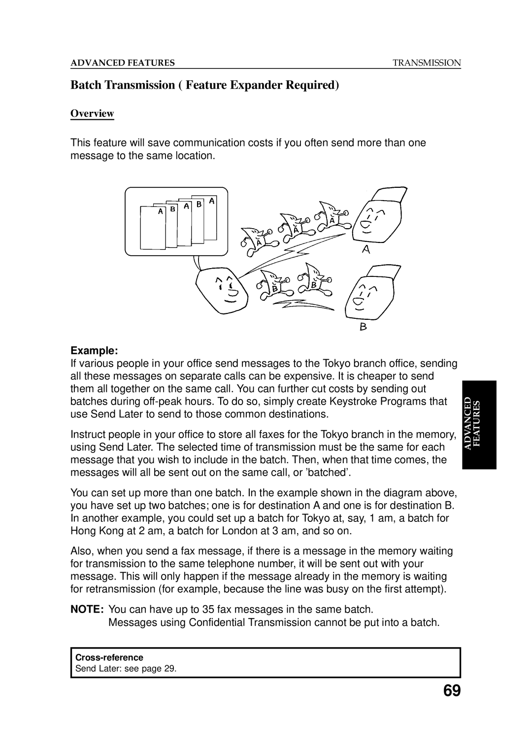 Ricoh 2400L manual Batch Transmission Feature Expander Required 