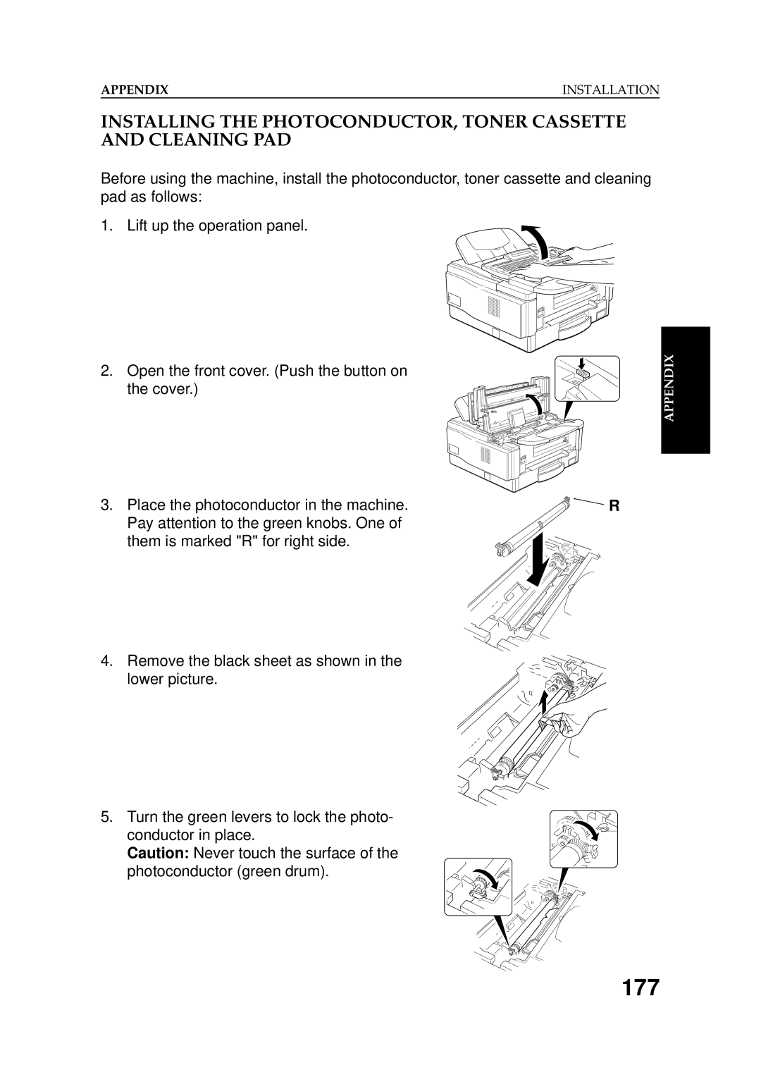 Ricoh 2400L manual Appendix Installation 