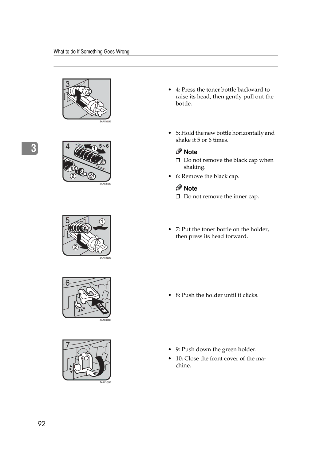 Ricoh 270, 220 operating instructions What to do If Something Goes Wrong 