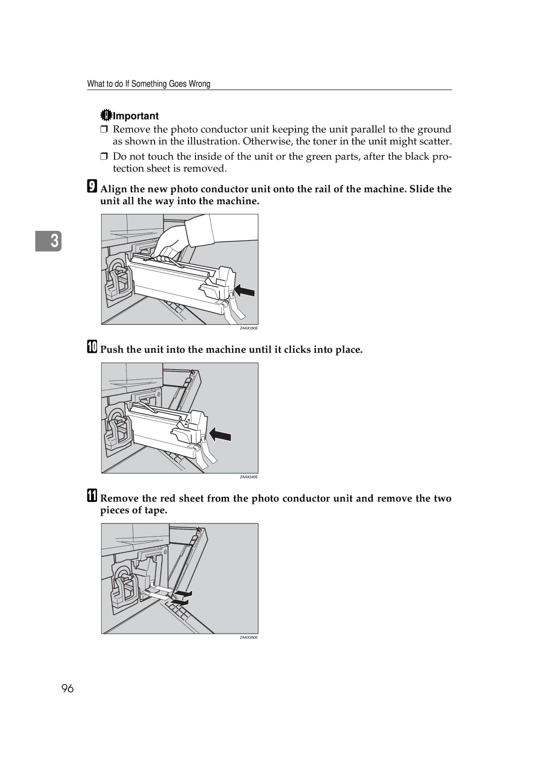 Ricoh 270, 220 operating instructions What to do If Something Goes Wrong 