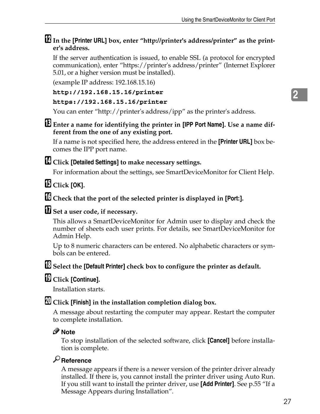 Ricoh 3030 appendix Click Detailed Settings to make necessary settings 