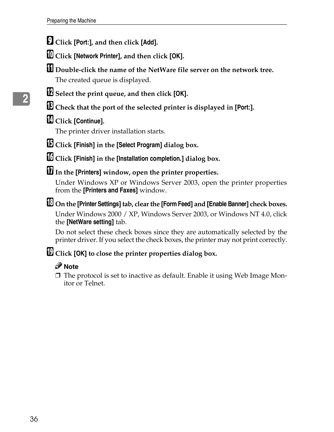 Ricoh 3045 appendix Printers window, open the printer properties, Click OK to close the printer properties dialog box 