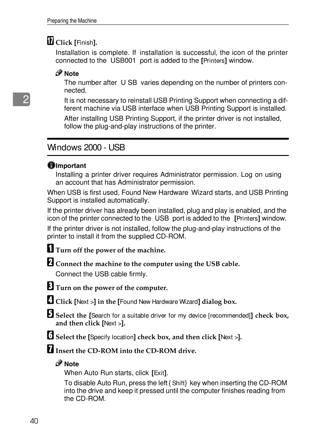 Ricoh 3045 appendix 