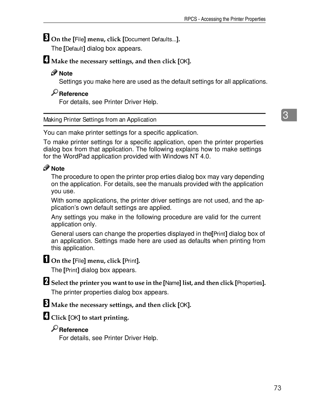 Ricoh 3045 appendix On the File menu, click Document Defaults 