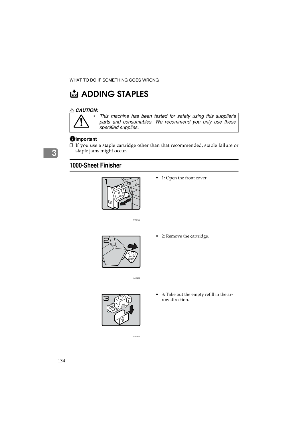 Ricoh 340 manual Adding Staples, Sheet Finisher 