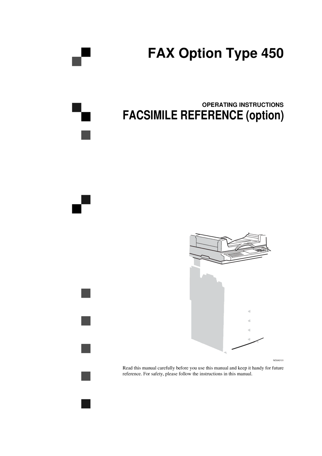 Ricoh 340 manual FAX Option Type 