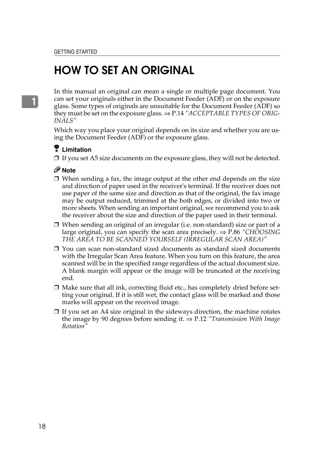 Ricoh 340 manual HOW to SET AN Original, Inals 