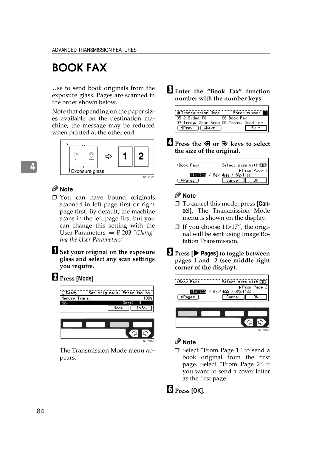 Ricoh 340 manual Book FAX 