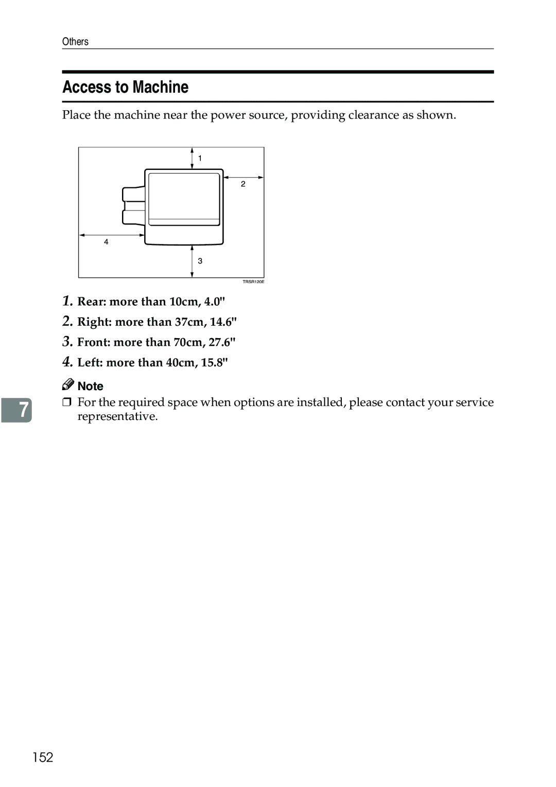 Ricoh 3506 manual Access to Machine, 152 