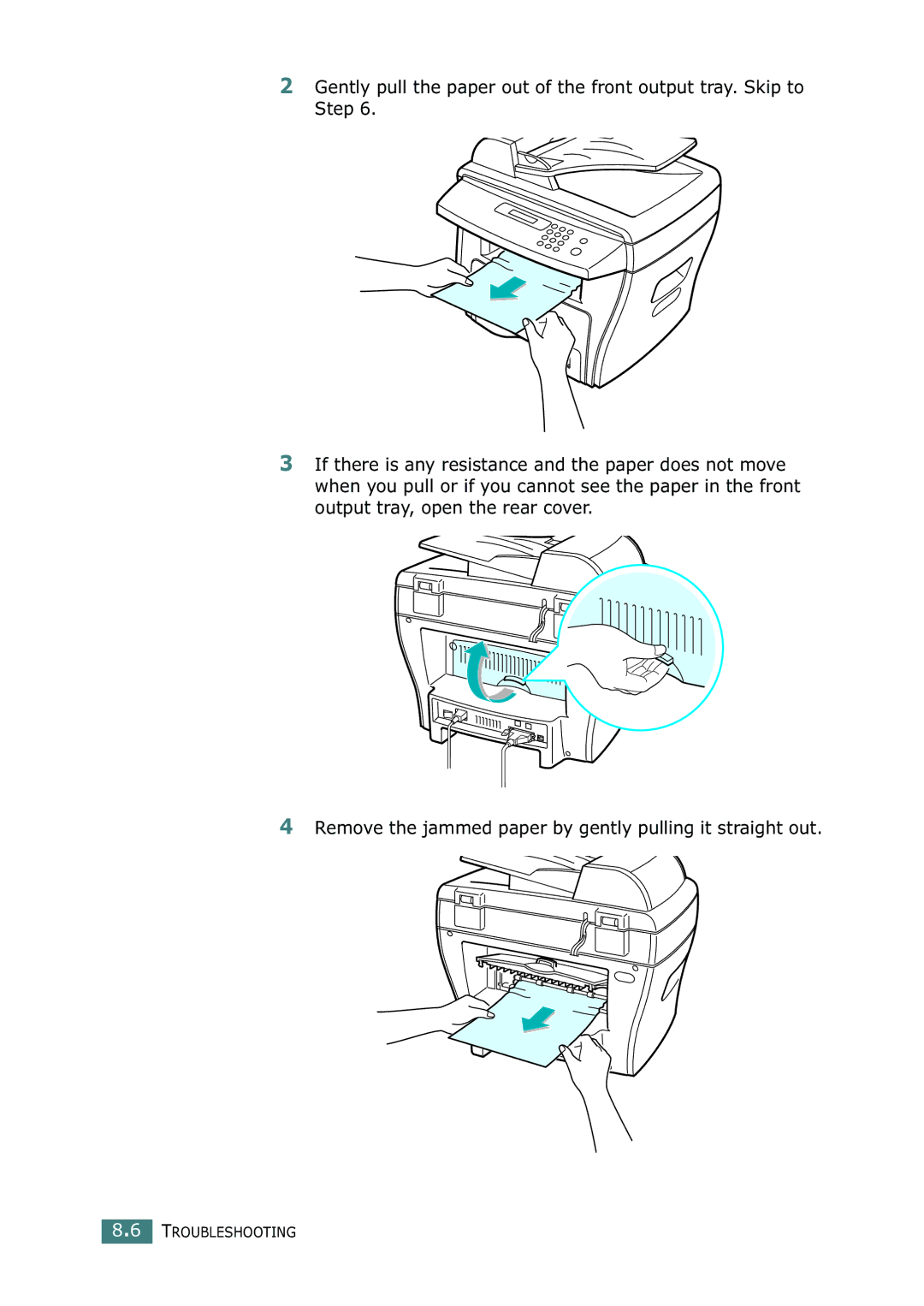 Ricoh 4016 Series manual Troubleshooting 