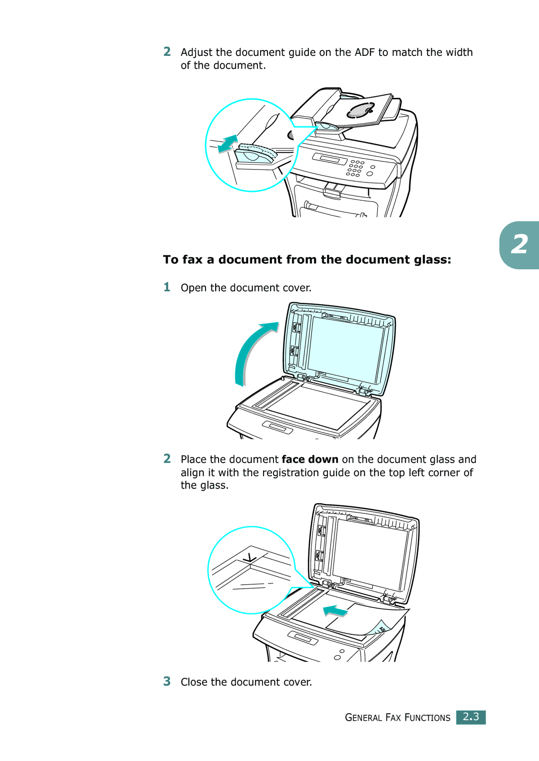 Ricoh 4016 Series manual To fax a document from the document glass 