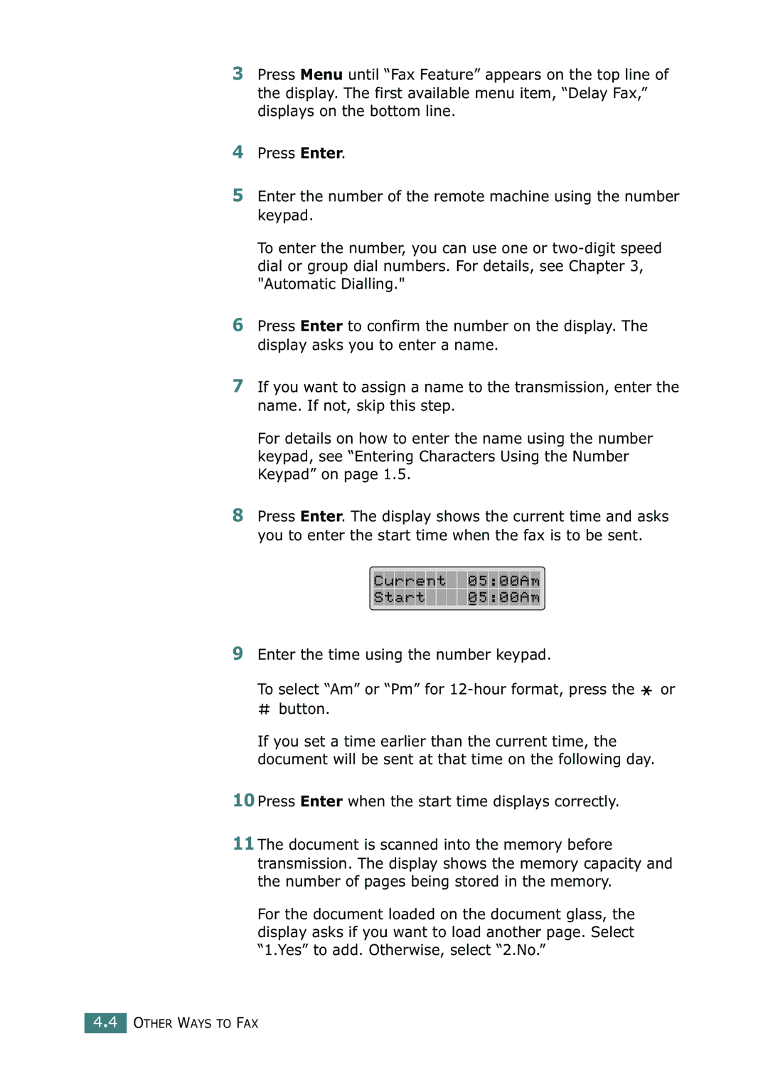 Ricoh 4016 Series manual Other Ways to FAX 