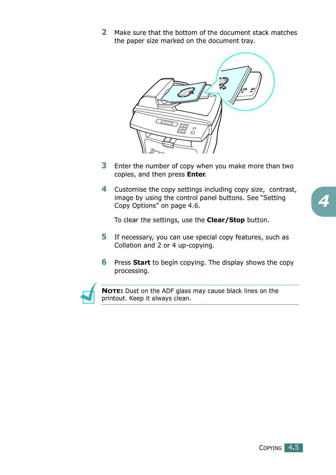 Ricoh 4016 Series manual Copying 